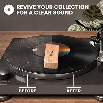 レコード入門 レコードプレーヤー　メインテナンス・ブラシ Amazon.co.jp: レコードクリーナー - 4イン1 ビニールレコード